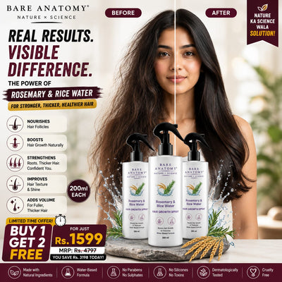 Rosemary &Rice Water Hair Growth Spray. Buy 1 Get 2 Free.