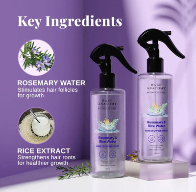 Rosemary &Rice Water Hair Growth Spray. Buy 1 Get 2 Free.